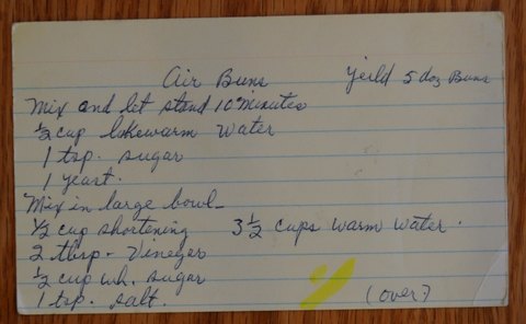 Recipe card for Air Buns