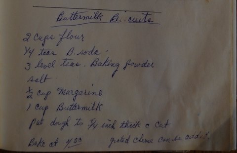 Recipe card for Buttermilk Biscuits