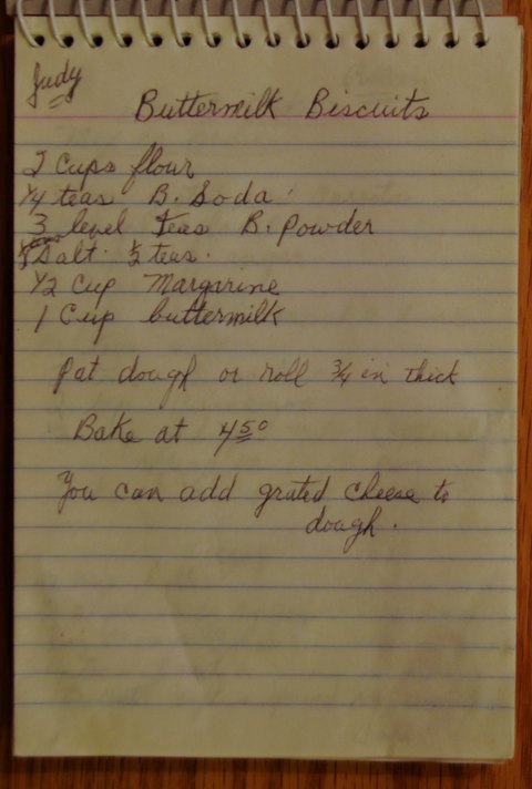 Recipe card for Buttermilk Biscuits