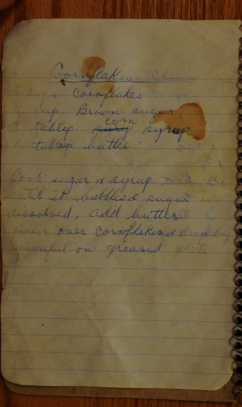 Recipe card for Cornflakes Chews
