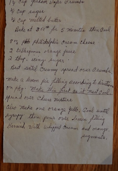 Recipe card for Dessert (9 x 13 Pan)