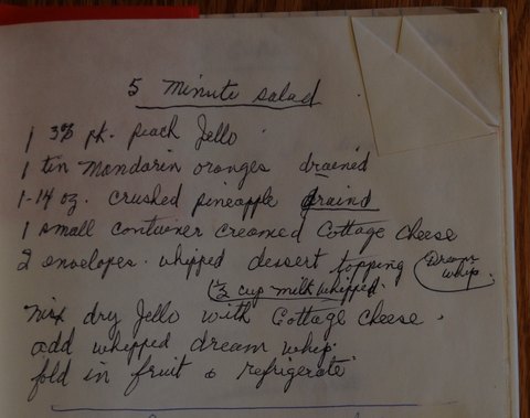 Recipe card for 5 Minute Salad
