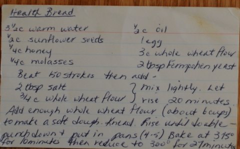 Recipe card for Hearth Bread