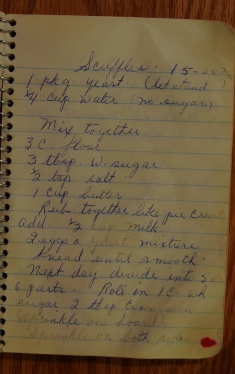 Recipe card for Scruffles