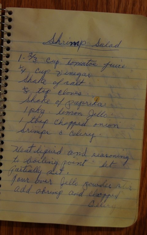 Recipe card for Shrimp Salad