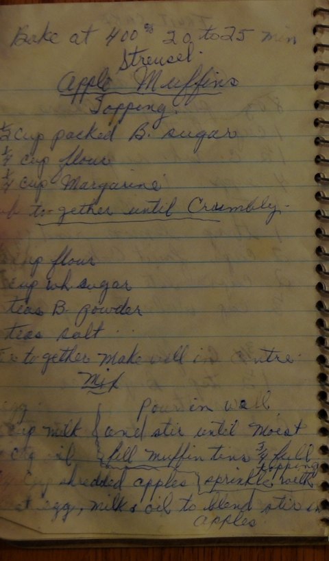 Recipe card for Streusel Apple Muffins