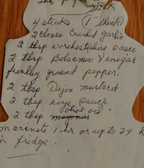 Recipe card for The Perfect Steak